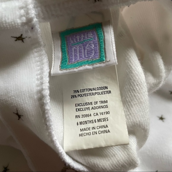 3/$25 Baby's First Christmas Footie One Piece Pajamas Little Me Button Up - Picture 7 of 11